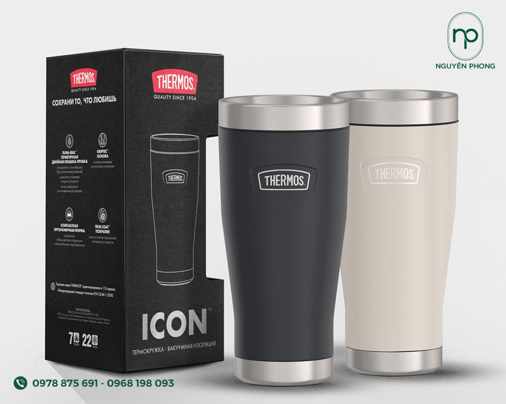 mẫu hộp bình giữ nhiệt đơn giản mà vẫn tinh tế